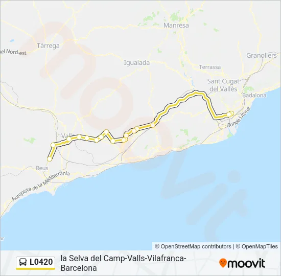 L0420 Bus Line Map