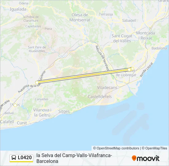 L0420 Bus Line Map