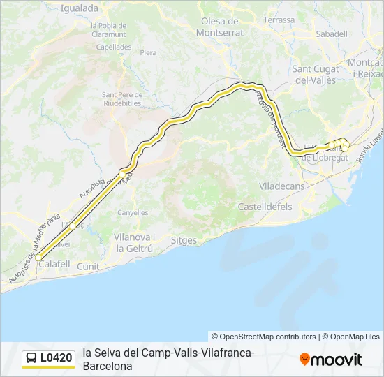 L0420 Bus Line Map