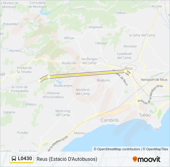 L0430 Bus Line Map