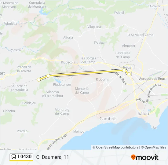 L0430 Bus Line Map