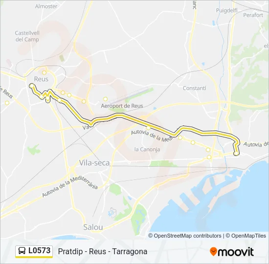 L0573 Bus Line Map