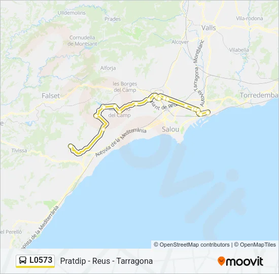 L0573 Bus Line Map
