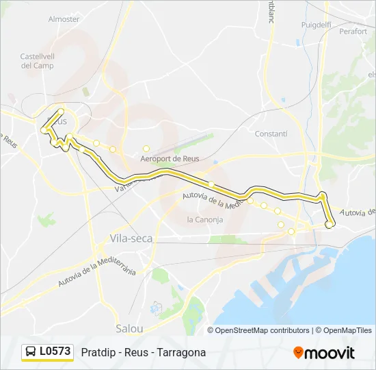 L0573 Bus Line Map