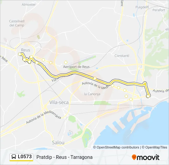 L0573 Bus Line Map