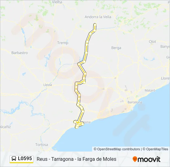 L0595 Bus Line Map
