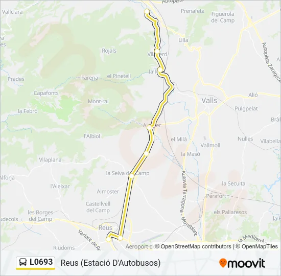 L0693 Bus Line Map