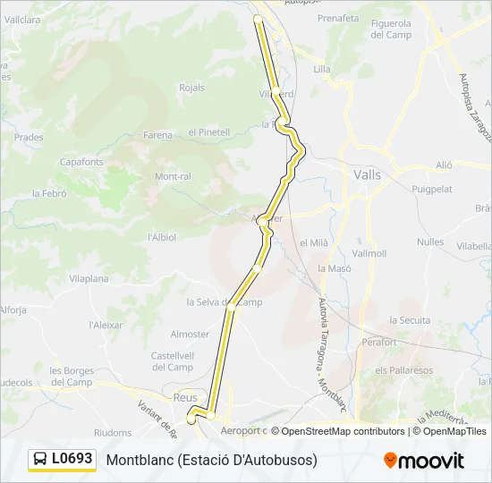 L0693 Bus Line Map