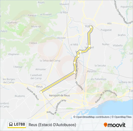 L0788 Bus Line Map