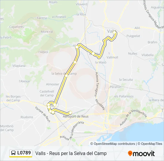 L0789 Bus Line Map