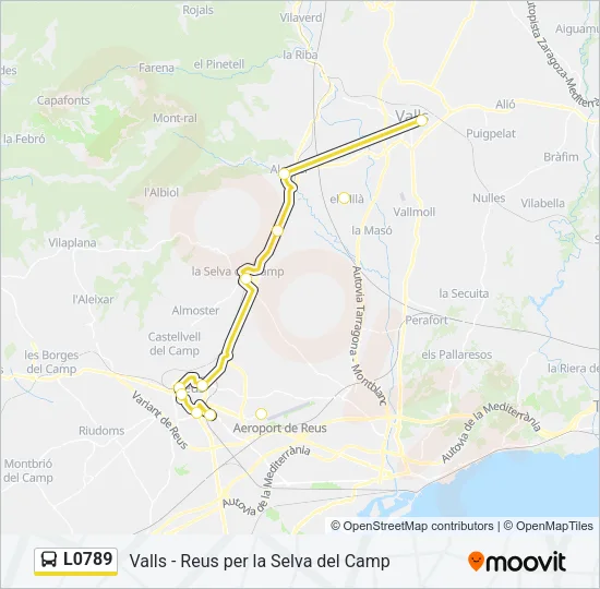 L0789 Bus Line Map
