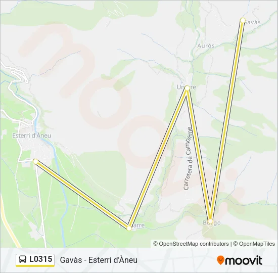 L0315 Bus Line Map