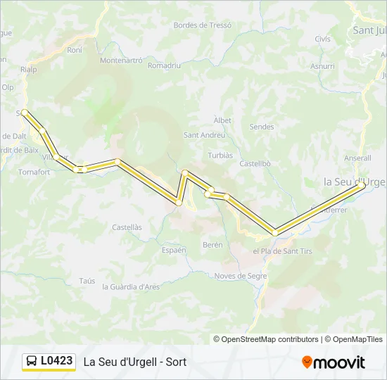 L0423 Bus Line Map