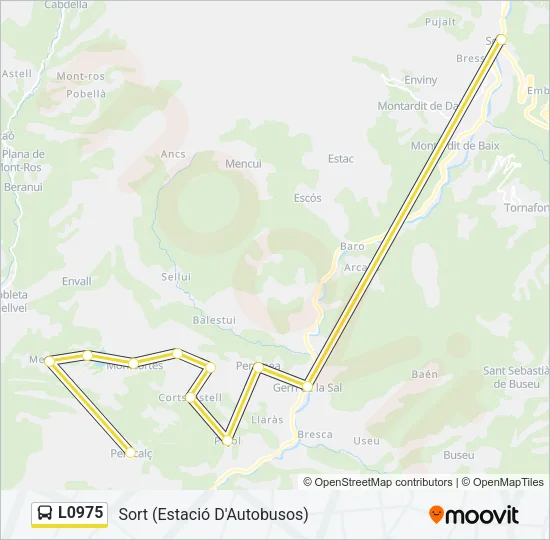 L0975 Bus Line Map