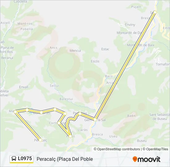 L0975 Bus Line Map