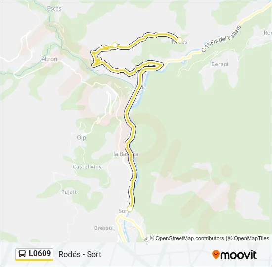 L0609 Bus Line Map