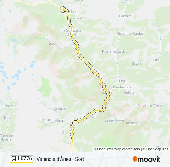 L0776 Bus Line Map
