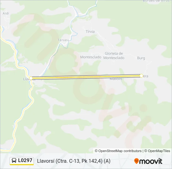 L0297 Bus Line Map