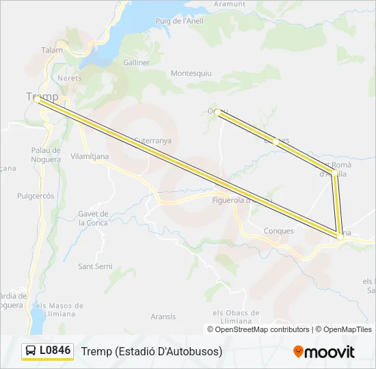 L0846 Bus Line Map