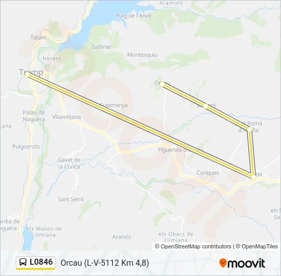 L0846 Bus Line Map