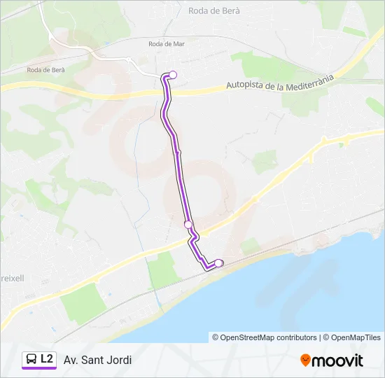 L2 Bus Line Map