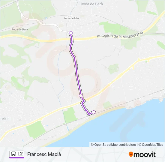 L2 Bus Line Map