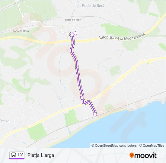 L2 Bus Line Map
