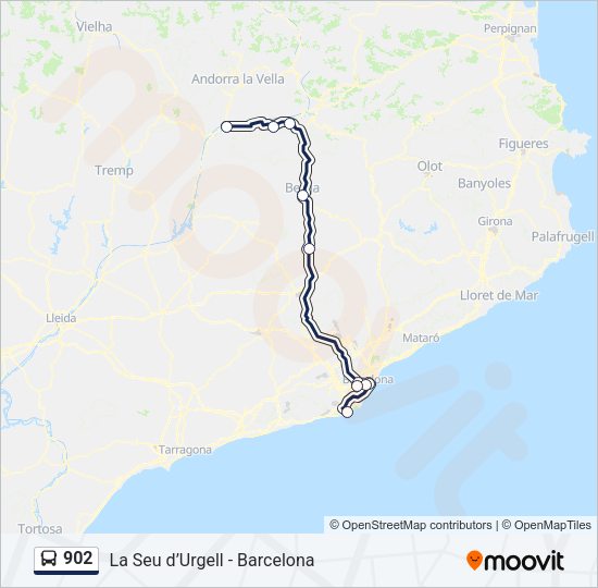 902 Bus Line Map