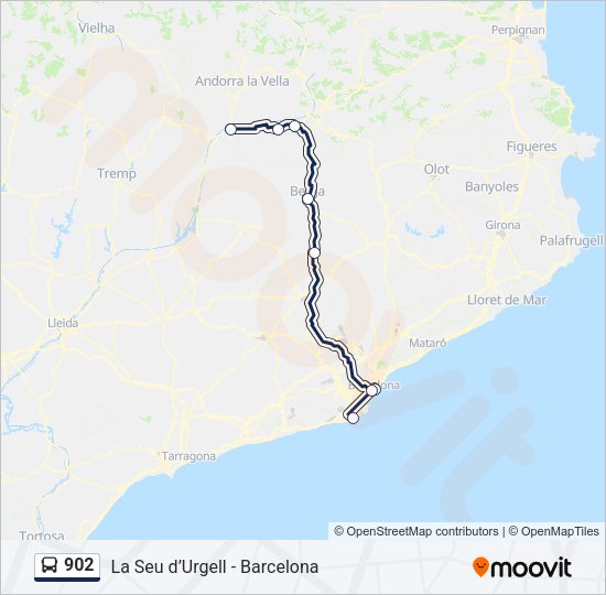 902 Bus Line Map