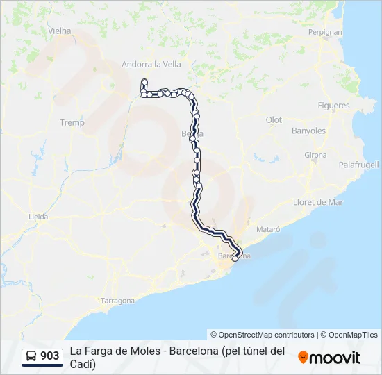 903 Bus Line Map