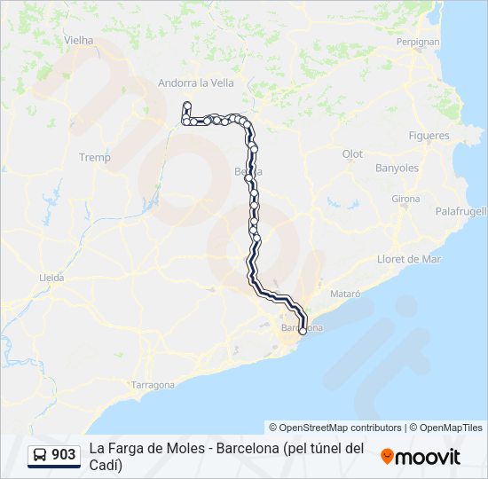 903 Bus Line Map