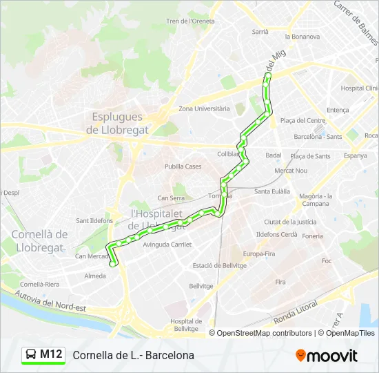 M12  Line Map