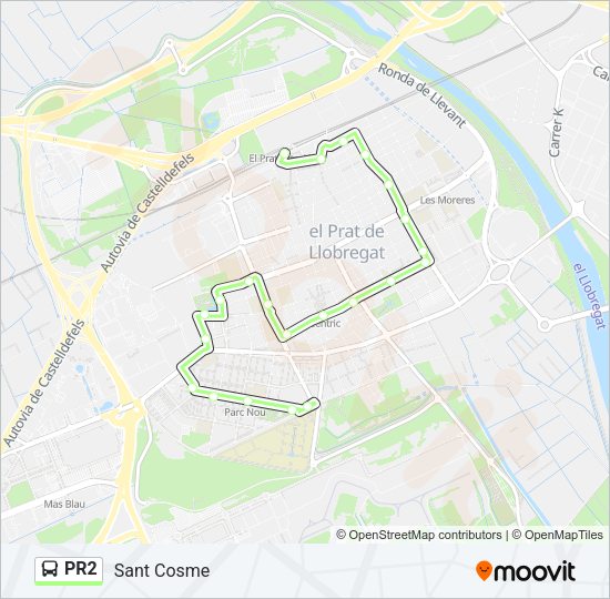 PR2  Line Map