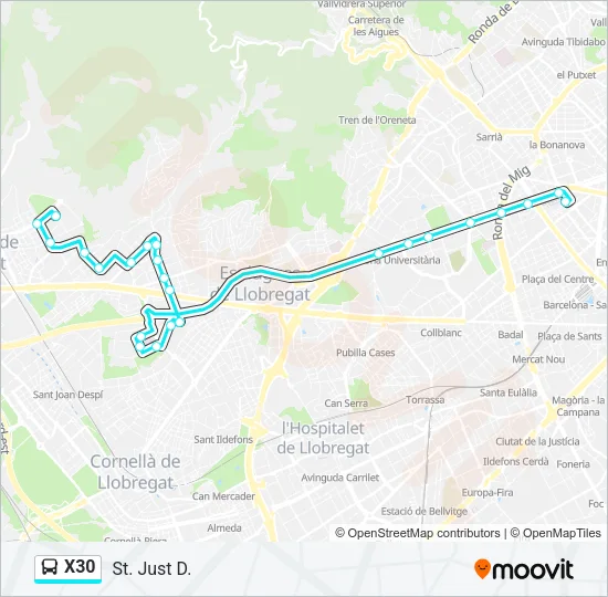 X30  Line Map