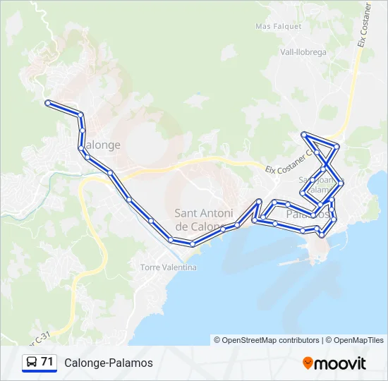 71  Line Map