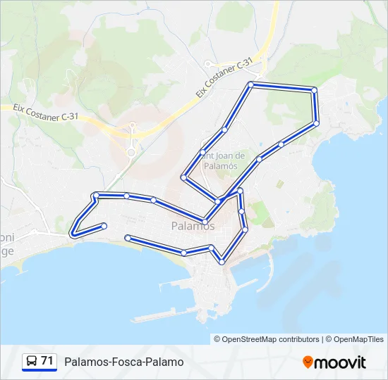 71  Line Map