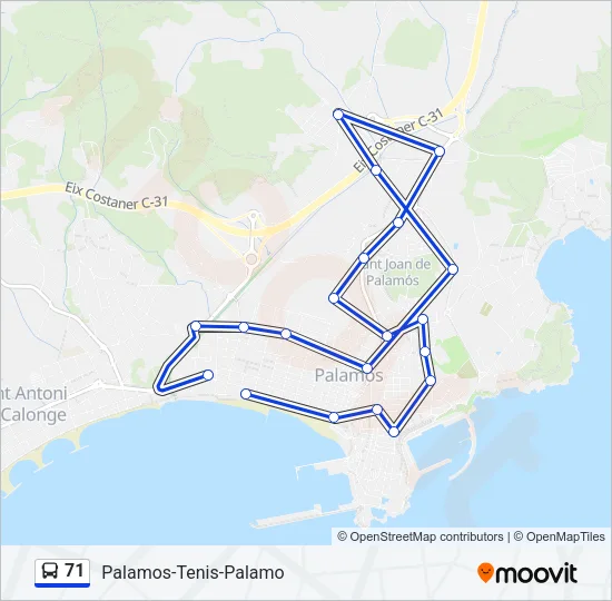 71  Line Map