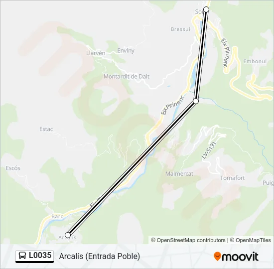 L0035 Bus Line Map