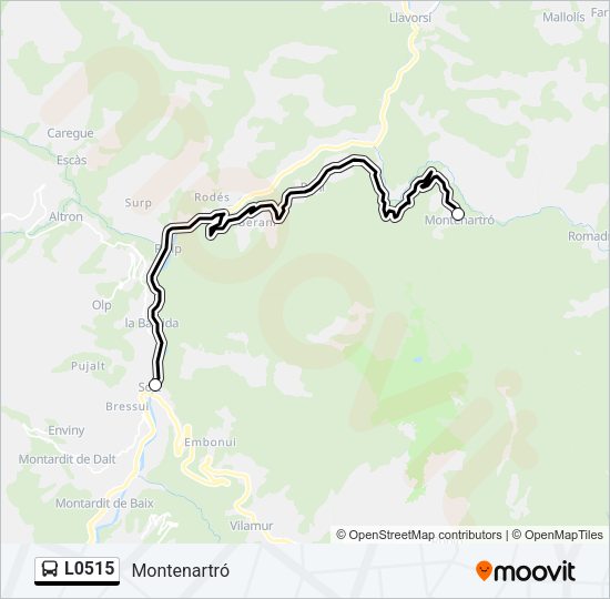 L0515 Bus Line Map
