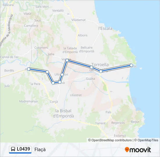 L0439 Bus Line Map
