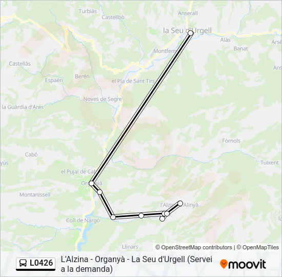L0426 Bus Line Map