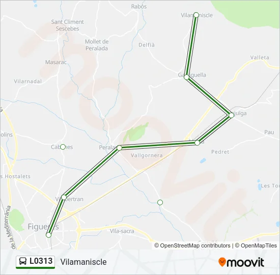L0313 Bus Line Map