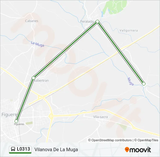L0313 Bus Line Map