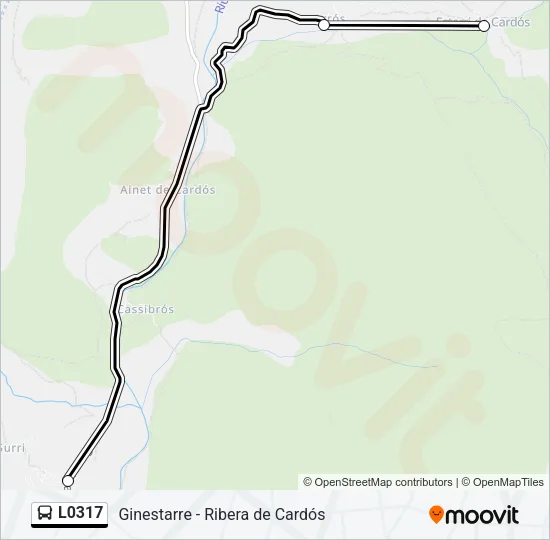 L0317 Bus Line Map