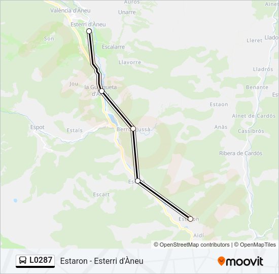 L0287 Bus Line Map