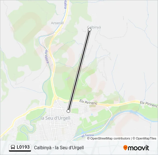 L0193 Bus Line Map