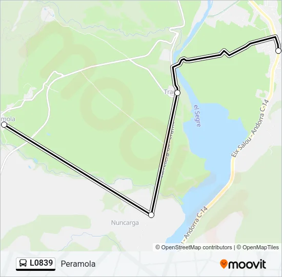 L0839 Bus Line Map