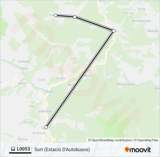 L0053 Bus Line Map