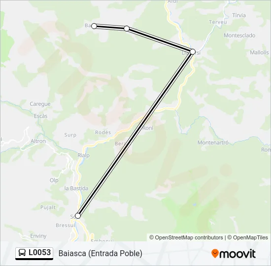 L0053 Bus Line Map