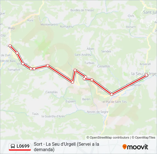 L0699 Bus Line Map